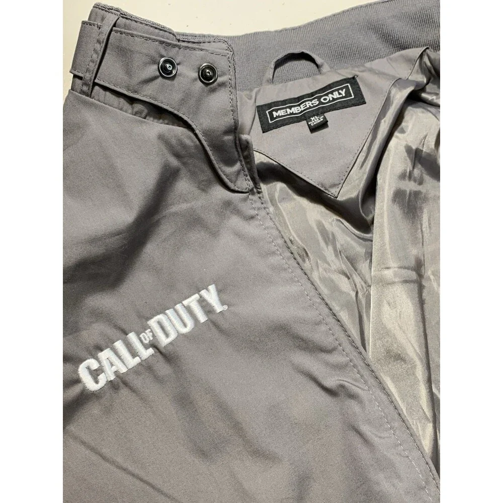 Call Of Duty Black Ops Cold War 2020 Limited Edition Members Only Jacket XL Gray - Picture 11 of 16